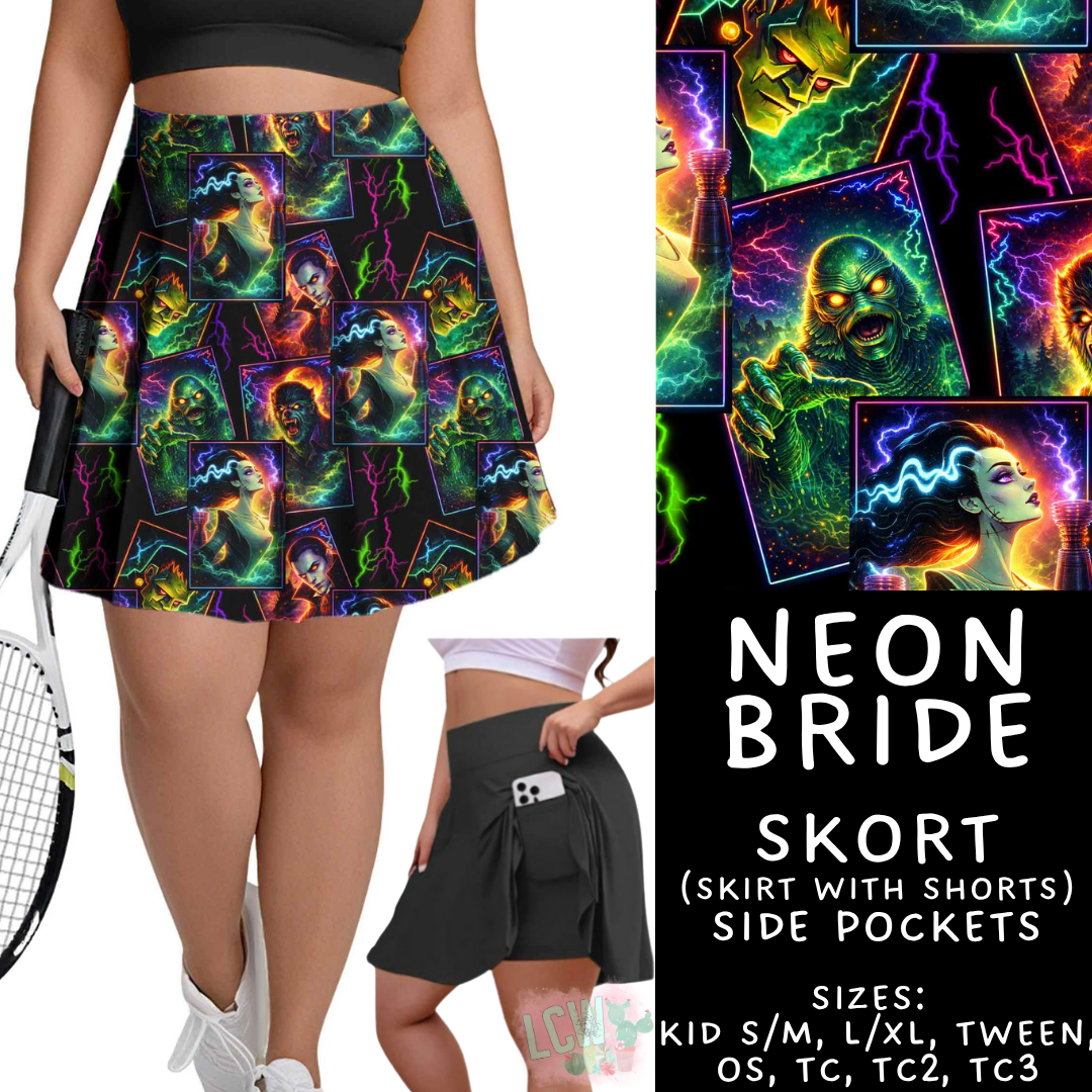 Batch #534 - April Request Run - Closes 5/25 - ETA late July - Neon Bride Skort