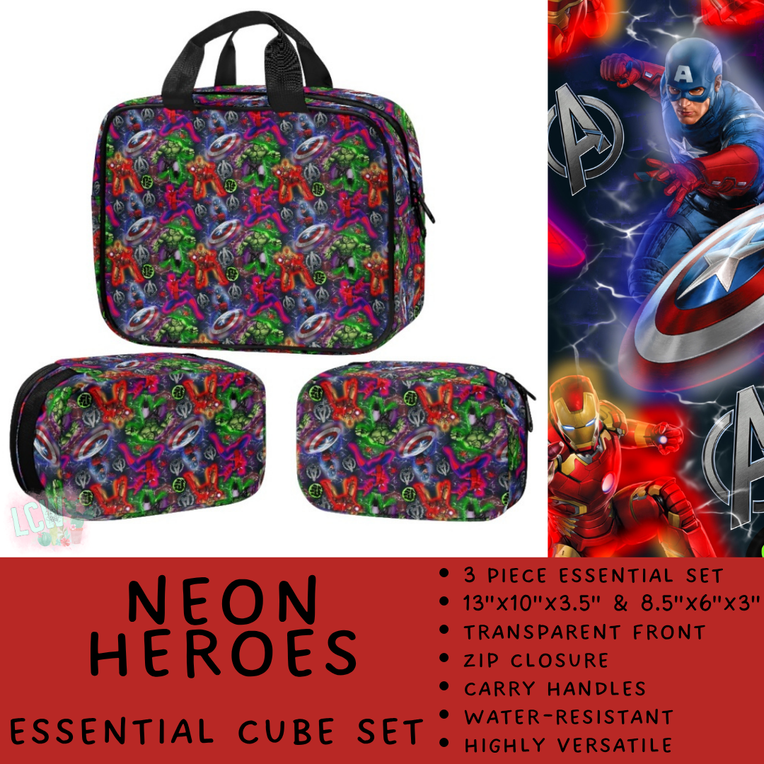 Batch #539 - Essential Cube Sets 3 - Closes 6/5 - ETA early August - Neon Heroes Essential Cube Set