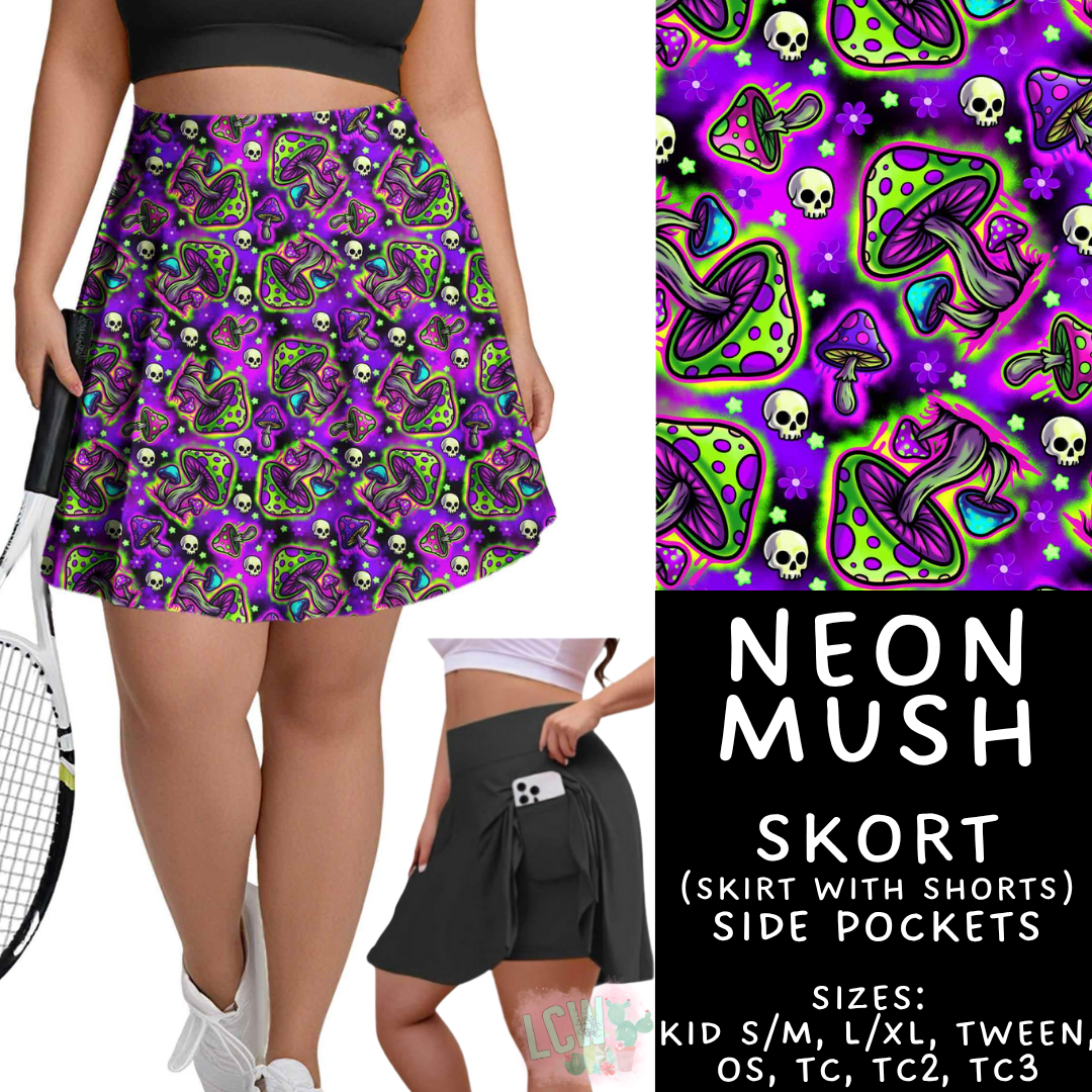 Batch #534 - April Request Run - Closes 5/25 - ETA late July - Neon Mush Skort