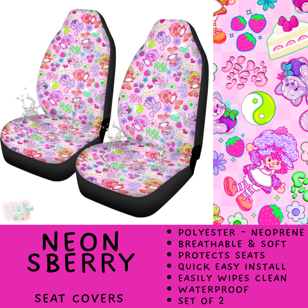 Batch #554 - Car Accessories 3 - Closes 7/10 - ETA early/mid Sept - Neon SBerry Vehicle Seat Covers