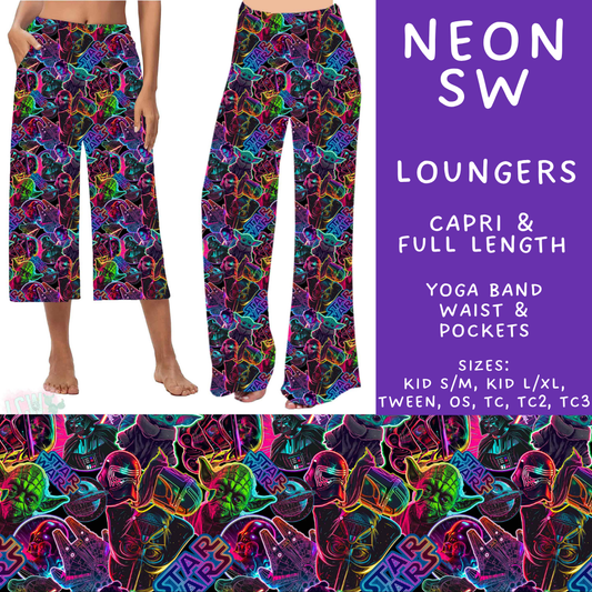 Batch #603 - September Request Run - Closes 10/26 - ETA mid/late Dec - Neon SW Capri and Full Length Loungers