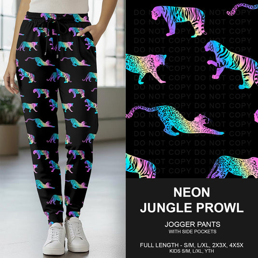 B270 - Preorder Neon Jungle Prowl Joggers (Closes 1/18. ETA early April)