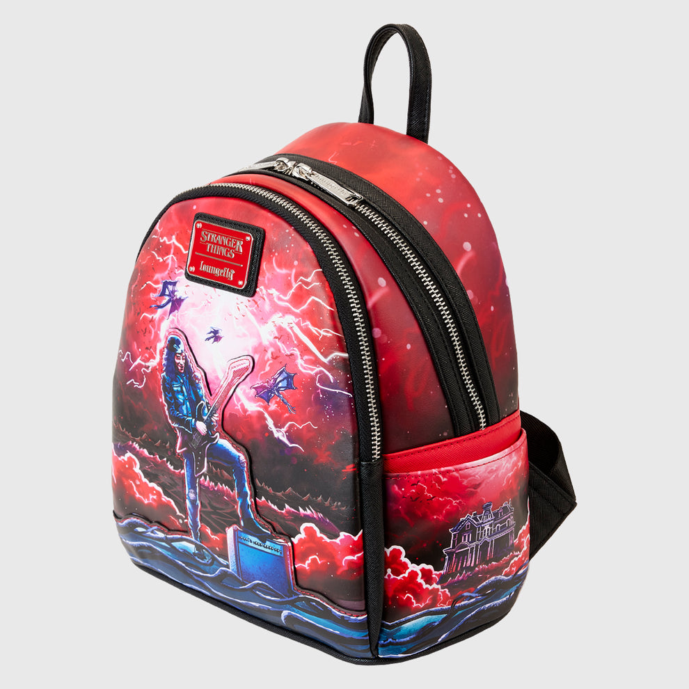 LoungeFly NETFLIX STRANGER THINNGS EDDIE TRIBUTE MINI BACKPACK ETA AUG