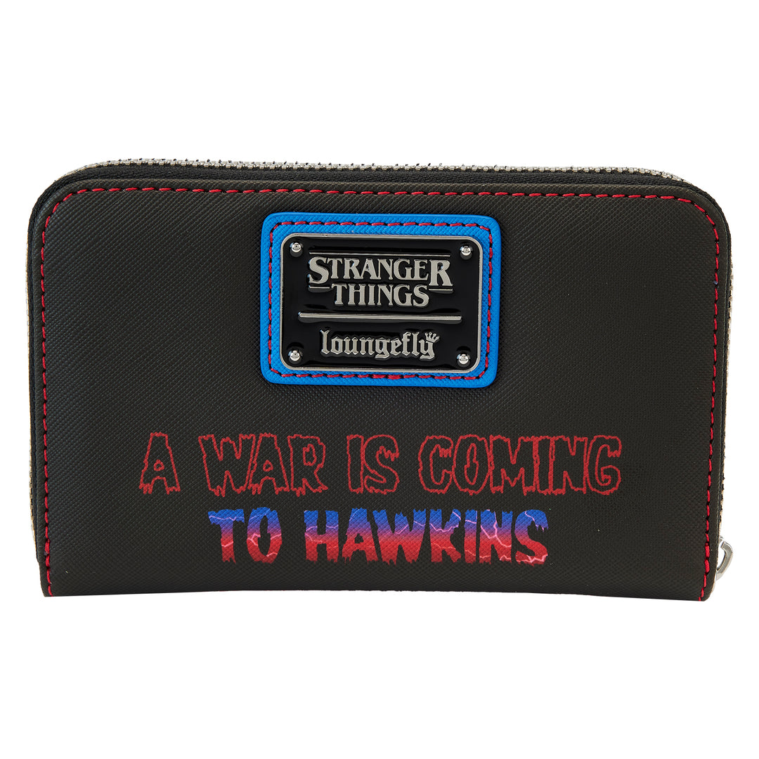 LoungeFly NETFLIX STRANGER THINGS UPSIDE DOWN SHADOWS ZIP AROUND WALLET