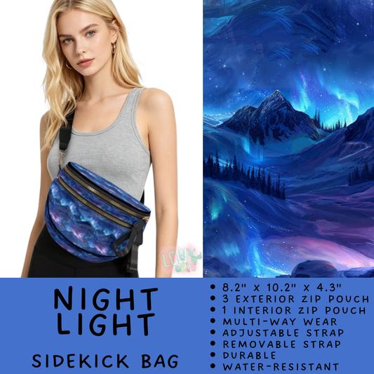 Batch #604 - Sidekick Bag 3 - Closes 10/26 - ETA mid/late Dec - Night Light Sidekick Bag