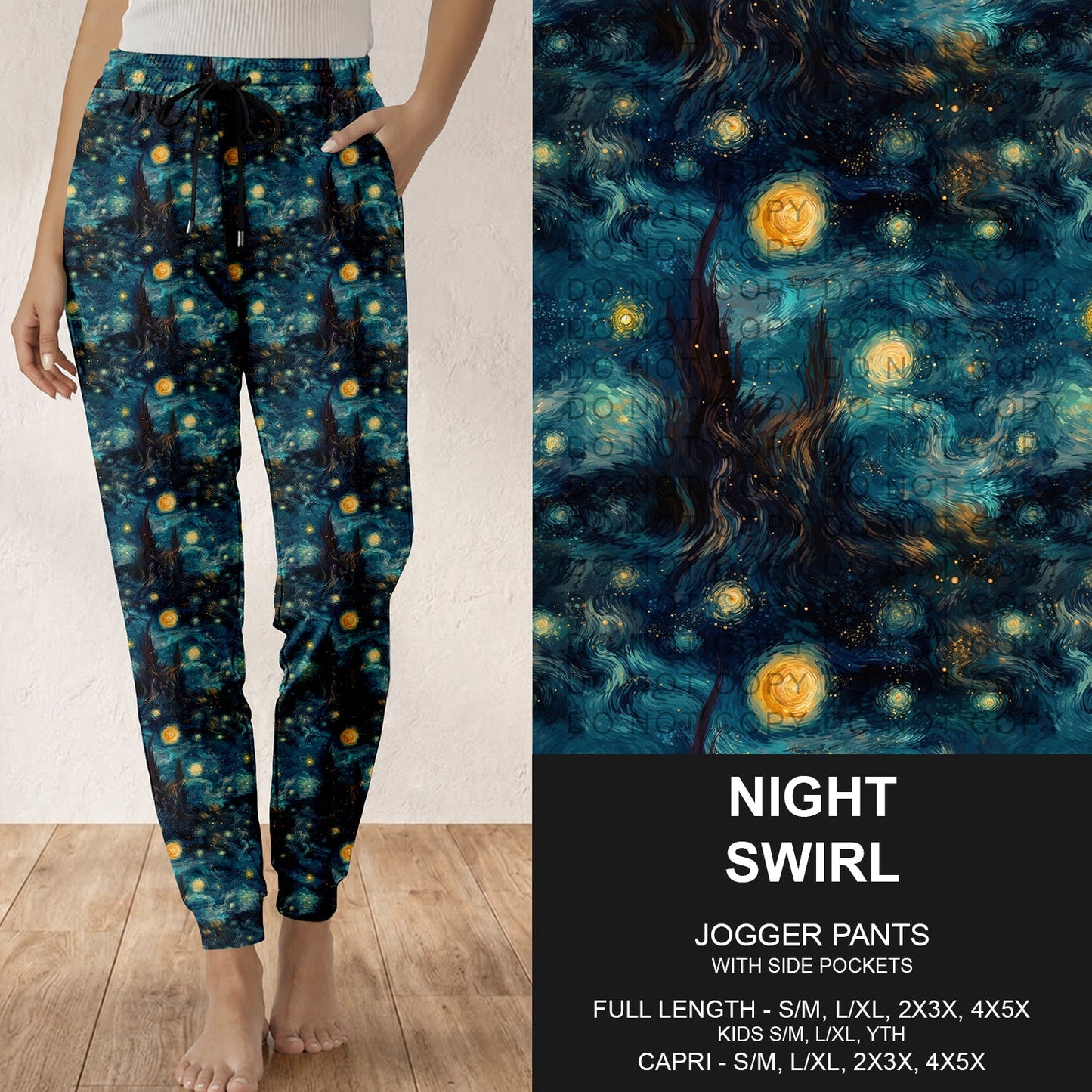 B318 - Preorder Night Swirl Joggers (Closes 10/25. ETA: late Dec.)