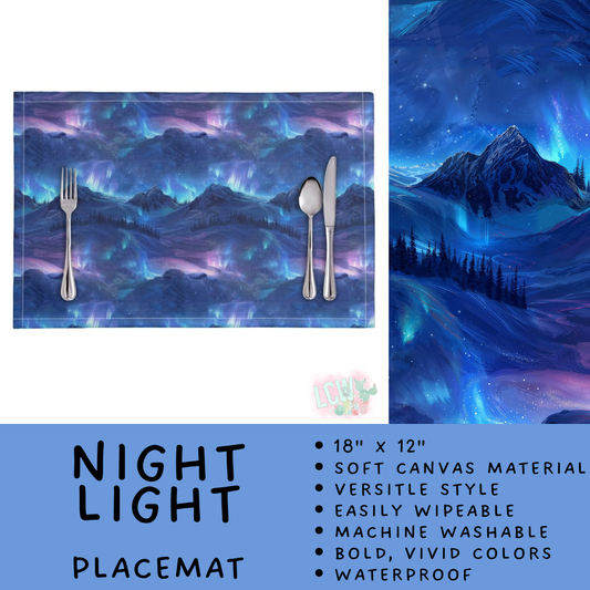 Batch #602 - Table Runners & Placemats - Closes 10/23 - ETA mid Dec - Night Light Placemat