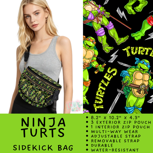 Batch #604 - Sidekick Bag 3 - Closes 10/26 - ETA mid/late Dec - Ninja Turts Sidekick Bag