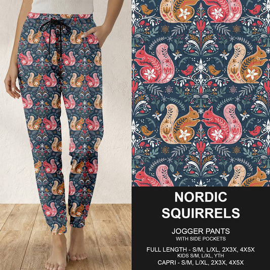 B317 - Preorder Nordic Squirrels Joggers (Closes 10/18. ETA: late Dec.)