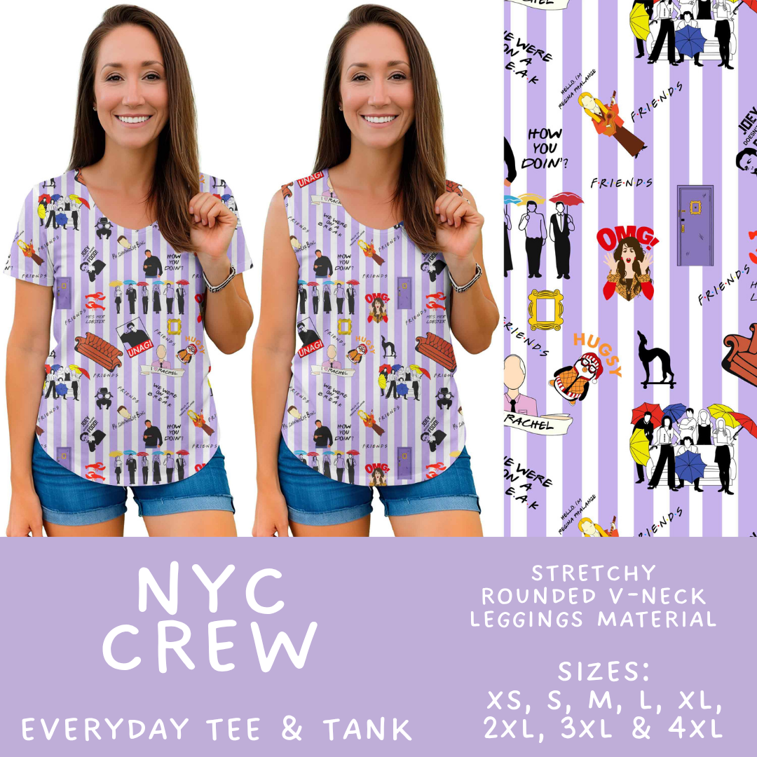 Batch #589 - August Request Run - Closes 9/23 - ETA mid/late Nov - NYC Crew Everyday Tank & Tee