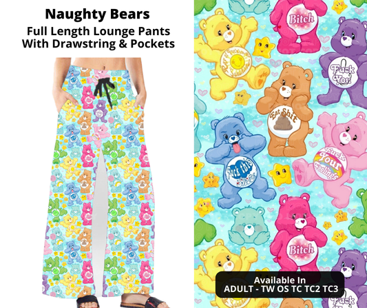 Naughty Bears Full Length Lounge Pants