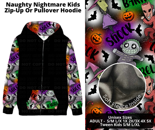 Naughty Nightmare Kids Pullover Hoodie