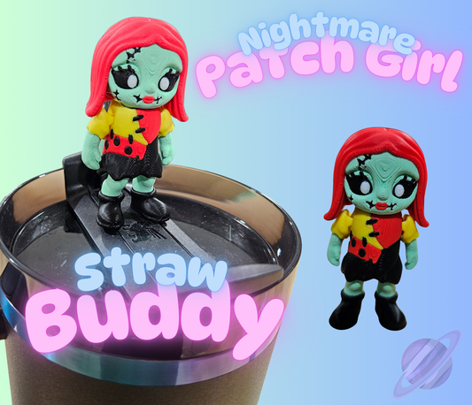 NIGHTMARE PATCH GIRL STRAW BUDDY