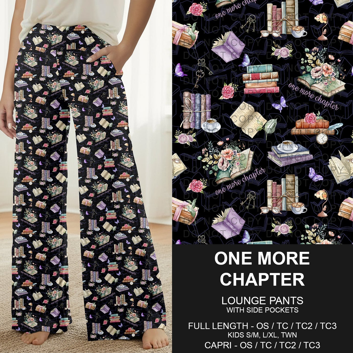 B314 - Preorder One More Chapter Lounge Pants (Closes 9/27. ETA: late Nov.)