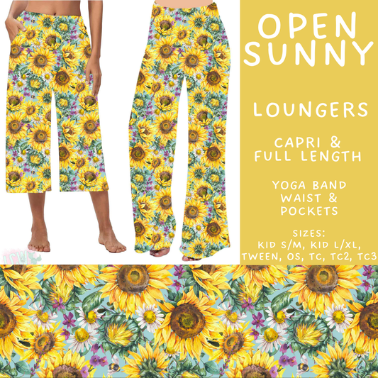 Batch #562 - Fun Run 25 - Closes 7/29 - ETA late Sept - Open Sunny Capri and Full Length Loungers