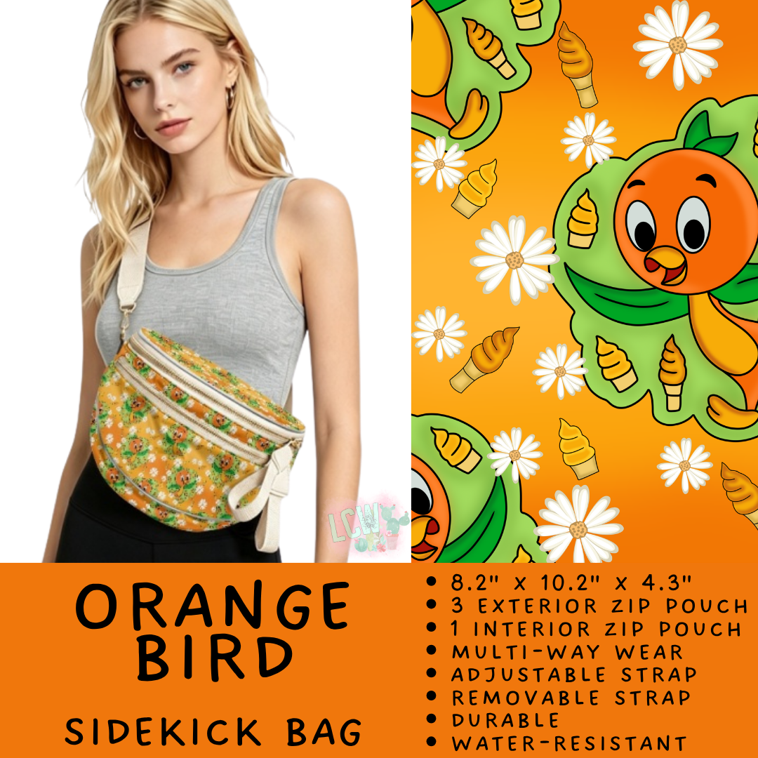 Batch #579 - Sidekick Bags 2 - Closes 9/2 - ETA early November - Orange Bird Sidekick Bag