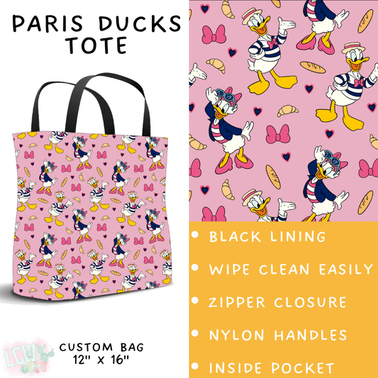 Batch #515 - Magical Faves 19 - Closes 4/10 - ETA mid June - Paris Ducks Tote