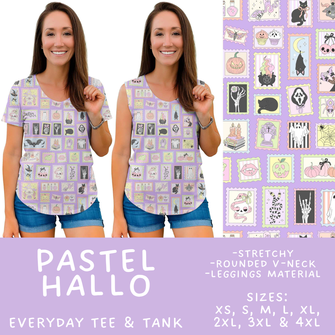 Batch #561 - June Request Run - Closes 7/27 - ETA late Sept - Pastel Hallo Everyday Tank & Tee
