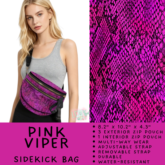 Batch #604 - Sidekick Bag 3 - Closes 10/26 - ETA mid/late Dec - Pink Viper Sidekick Bag