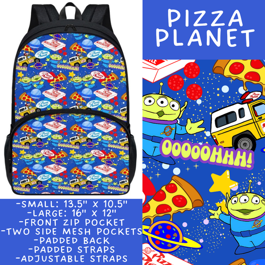 Batch #545 - Back to School 3 - Closes 6/19 - ETA early/mid August - Pizza Planet Backpacks