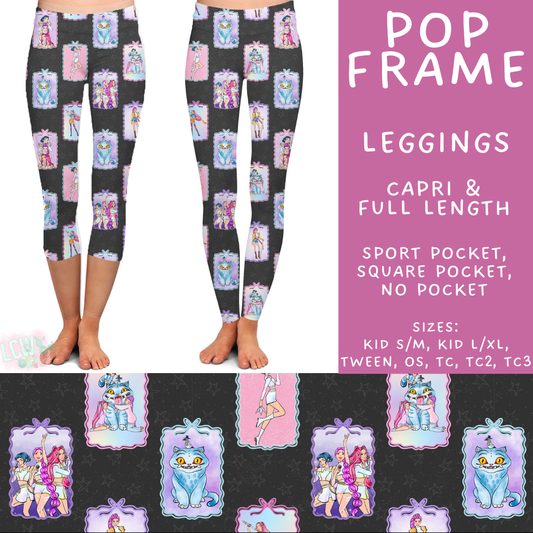 Batch #506 - Cool Characters 13 - Closes 3/20 - ETA late May - Pop Frame Full and Capri Length Leggings