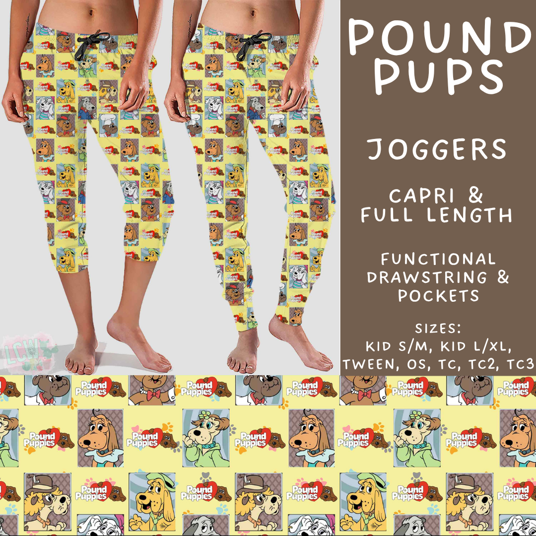 Batch #589 - August Request Run - Closes 9/23 - ETA mid/late Nov - Pound Pups Full and Capri Length Joggers