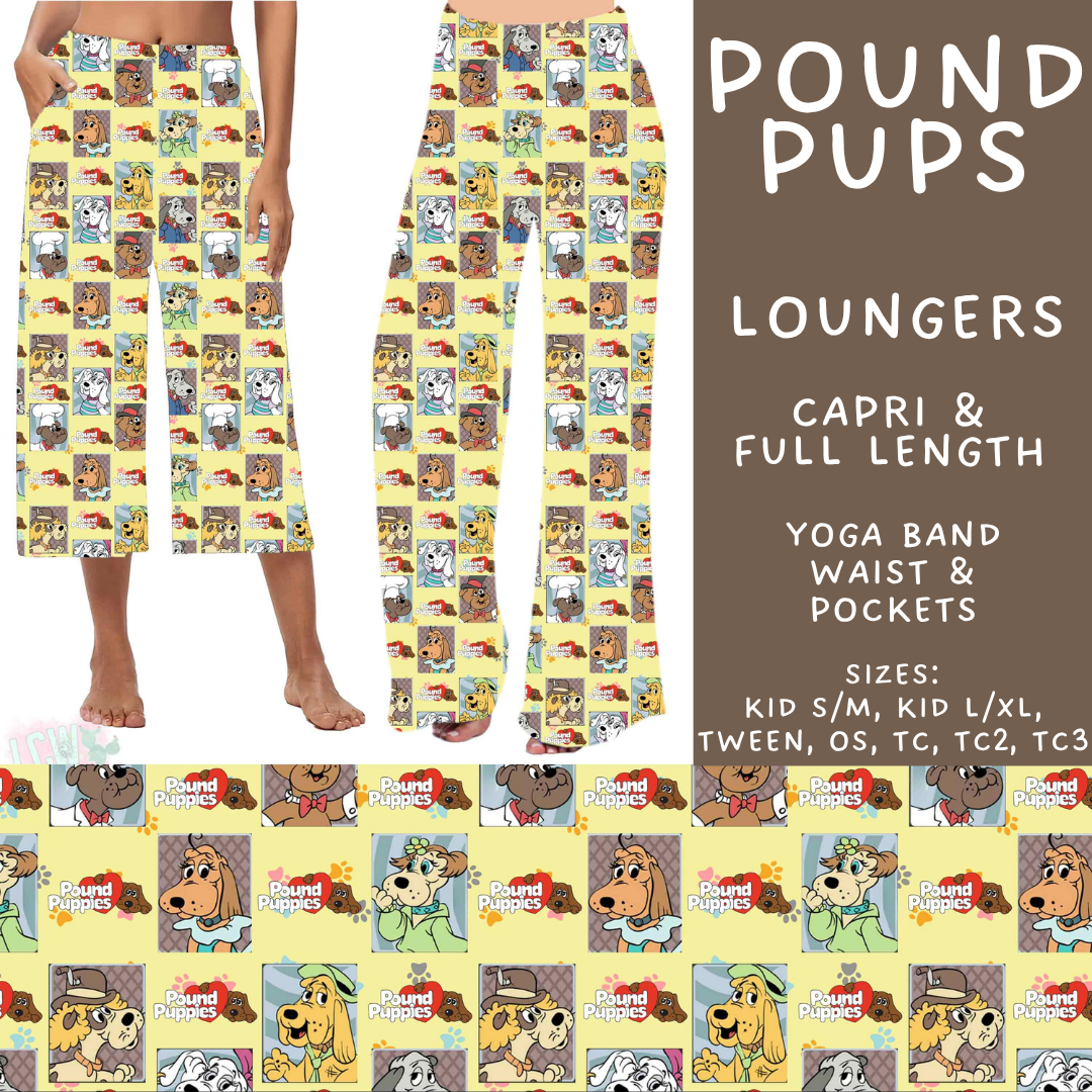 Batch #589 - August Request Run - Closes 9/23 - ETA mid/late Nov - Pound Pups Capri and Full Length Loungers