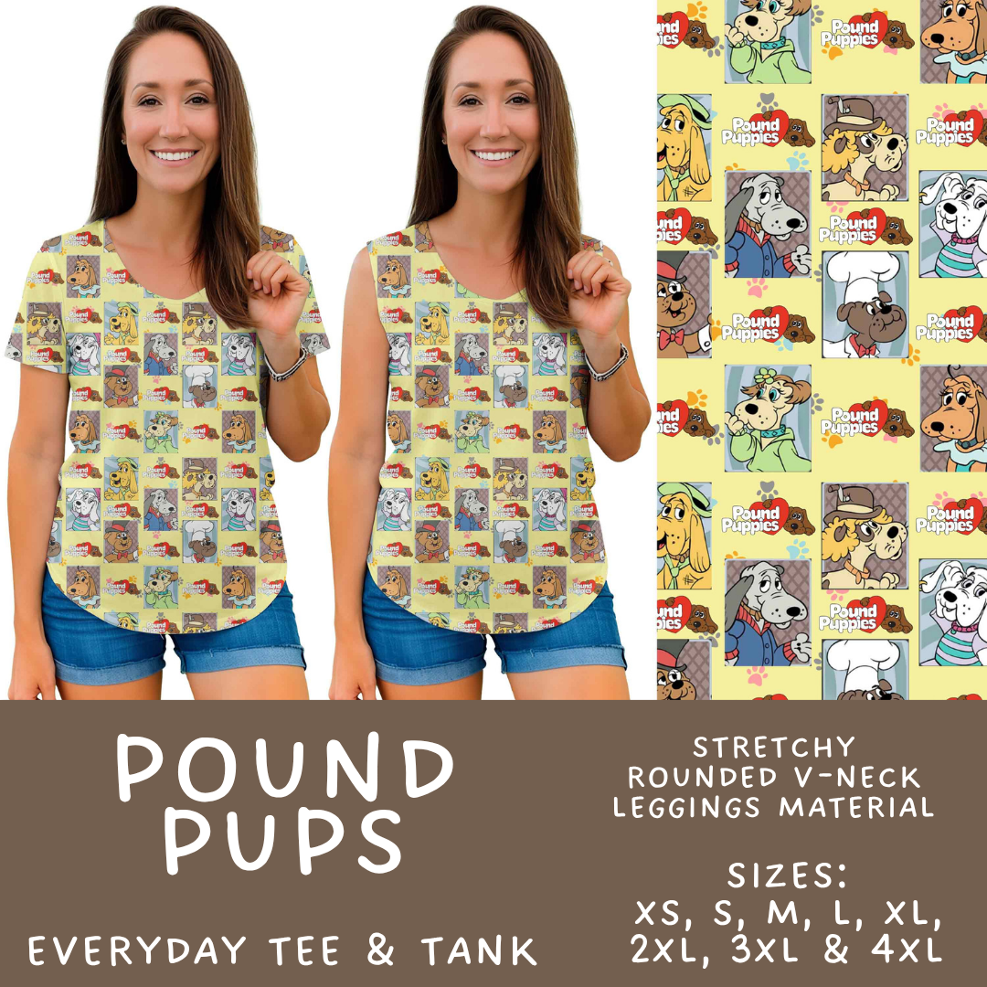 Batch #589 - August Request Run - Closes 9/23 - ETA mid/late Nov - Pound Pups Everyday Tank & Tee
