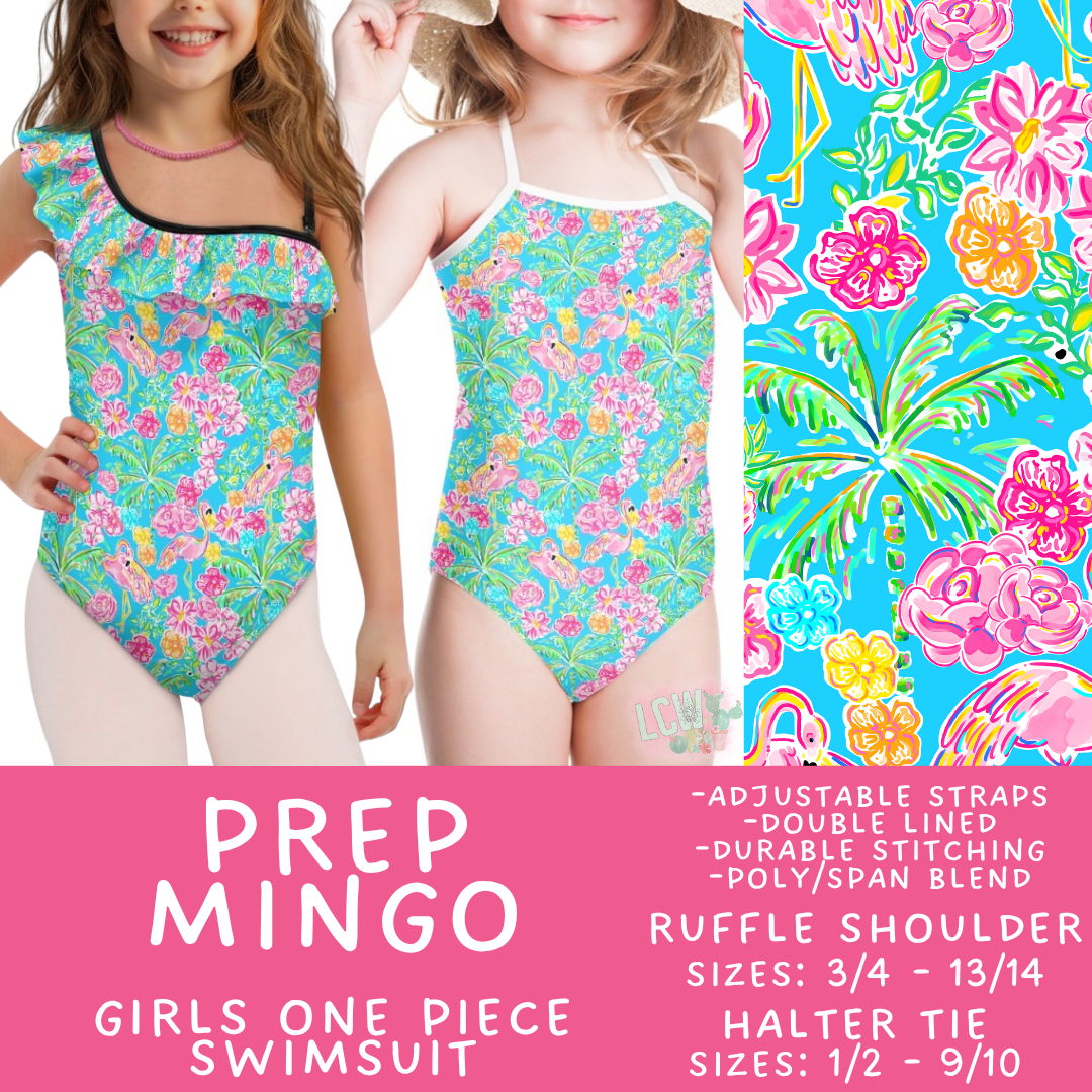 Batch #543 - Pool Party 2 - Closes 6/15 - ETA early/mid August - Prep Mingo Girl's Swimsuit
