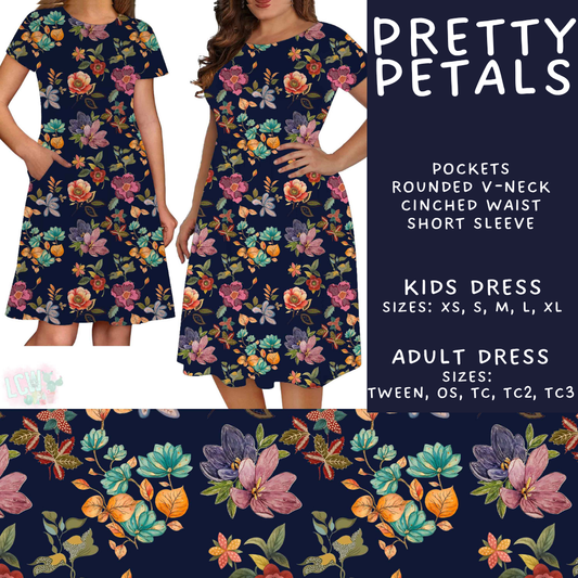 Batch #592 - Fun Run 27 - Closes 9/30 - ETA late Nov - Pretty Petals Adult & Kids Dresses