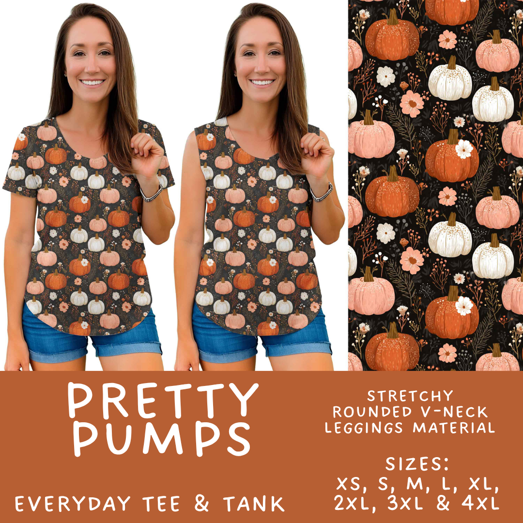 Batch #574 - HalloThanksMas - Closes 8/24 - ETA mid/late October - Pretty Pump Everyday Tank & Tee