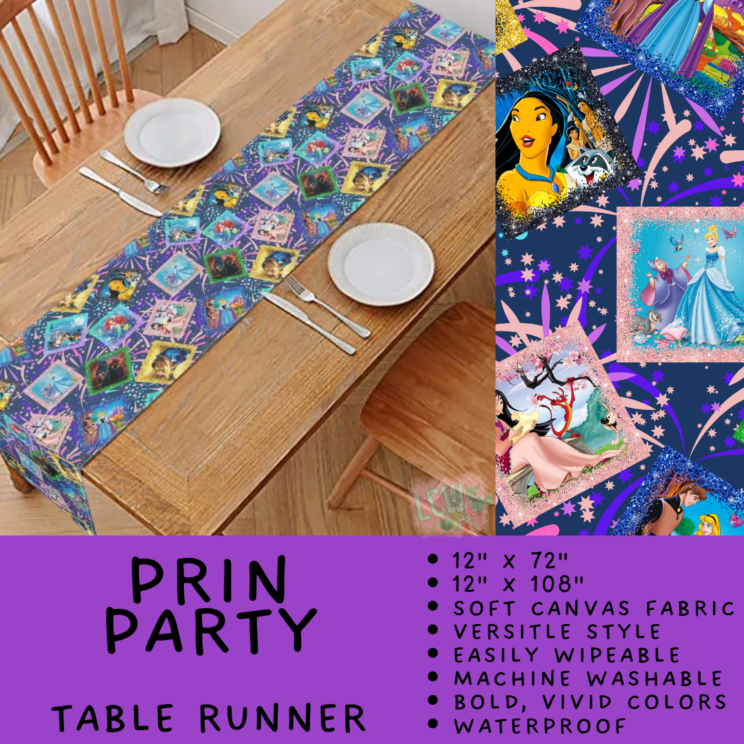 Batch #602 - Table Runners & Placemats - Closes 10/23 - ETA mid Dec - Prin Party Table Runner