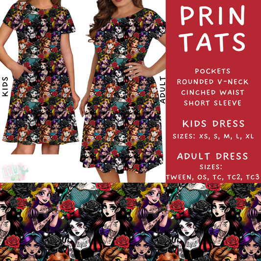 Batch #273 - Magical Faves 10 - Closes 1/20 - ETA late March - Prin Tats Adult & Kids Dresses