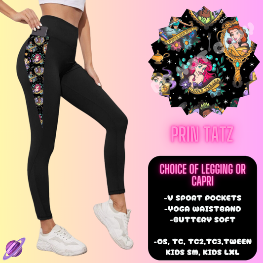 PRIN TATZ LEGGING/CAPRI-OUTFIT RUN PREORDER CLOSING 1/10