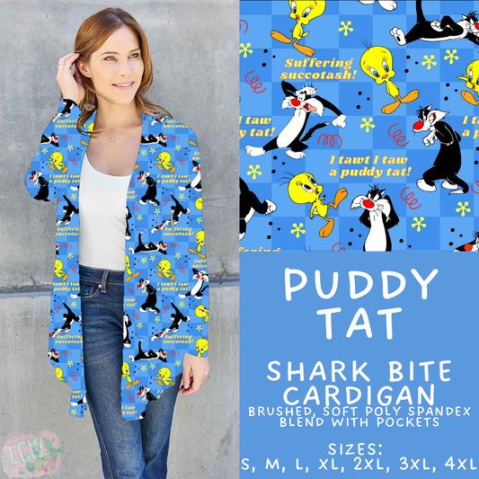 Batch #601 - Cool Characters 19 - Closes 10/21 - ETA mid Dec - Puddy Tat Cardigan