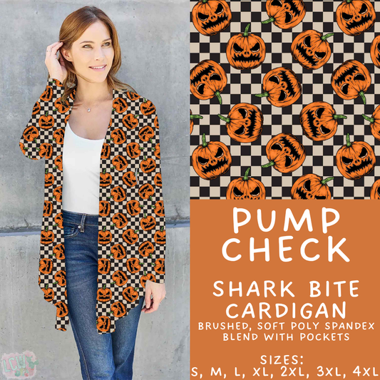 Batch #566 - Halloween 5 - Closes 8/7 - ETA early October - Pump Check Cardigan