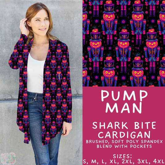 Batch #566 - Halloween 5 - Closes 8/7 - ETA early October - Pump Man Cardigan