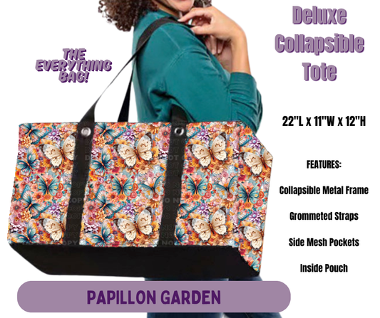 Papillon Garden Collapsible Tote