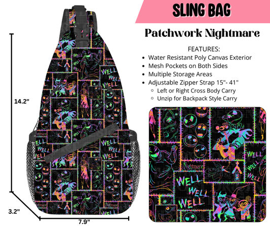 Patchwork Nightmare Sling Bag