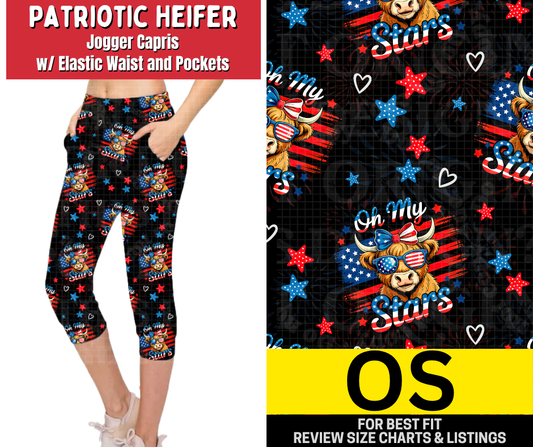 Patriotic Heifer Jogger Capri