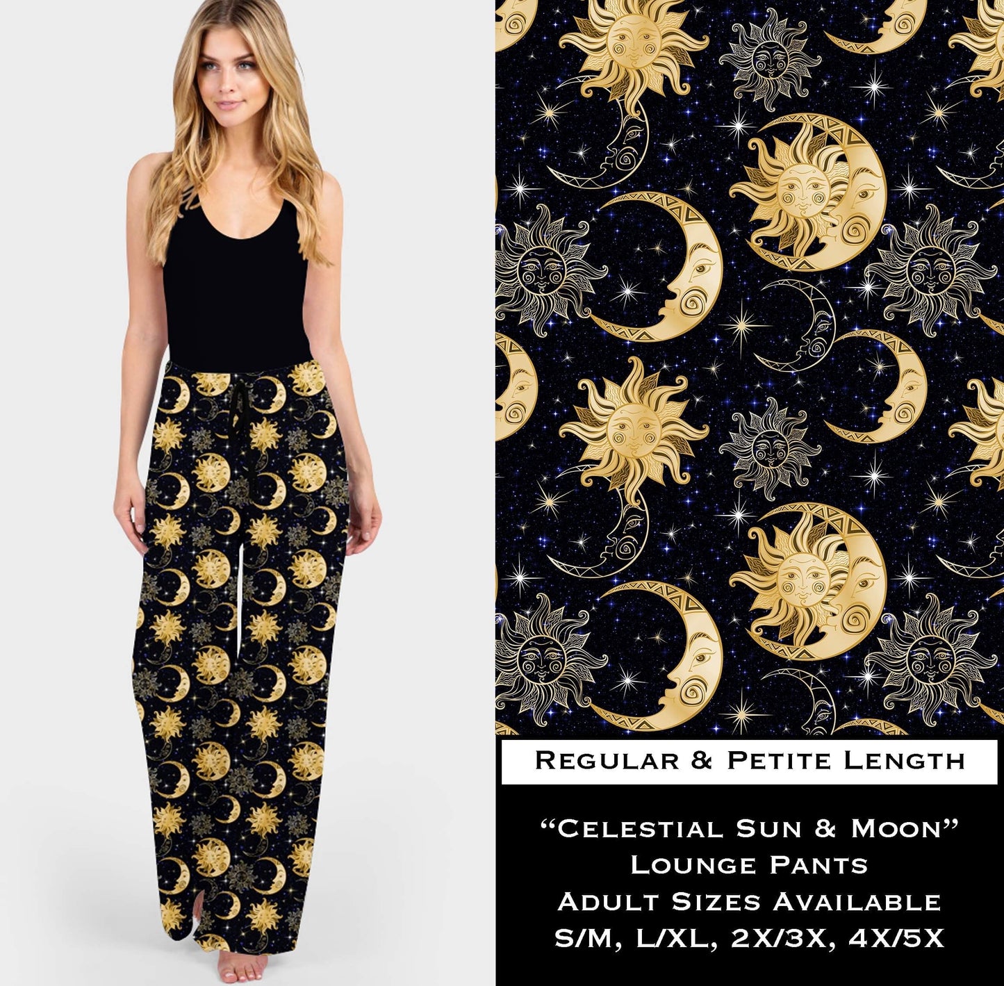 Celestial Sun & Moon Lounge Pants