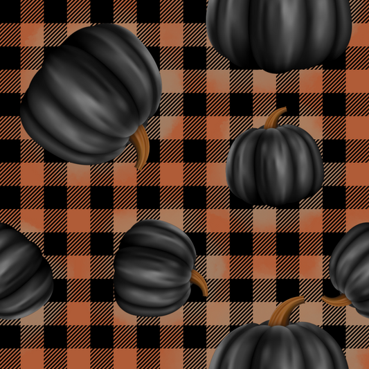 Pumpkin Plaid Leggings