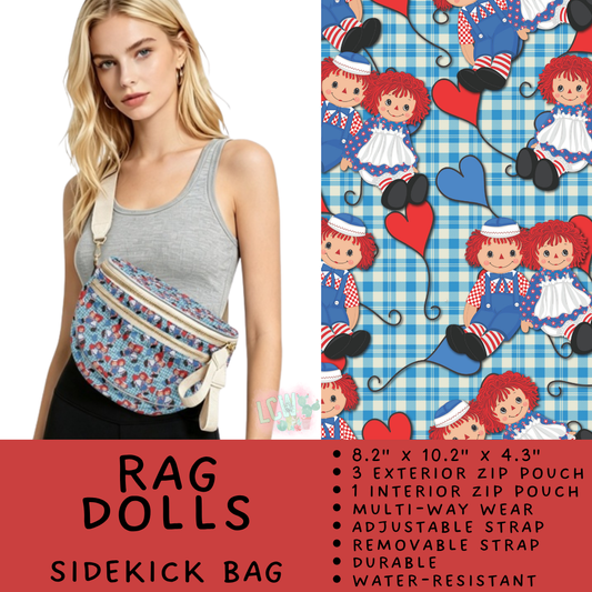 Batch #604 - Sidekick Bag 3 - Closes 10/26 - ETA mid/late Dec - Rag Dolls Sidekick Bag