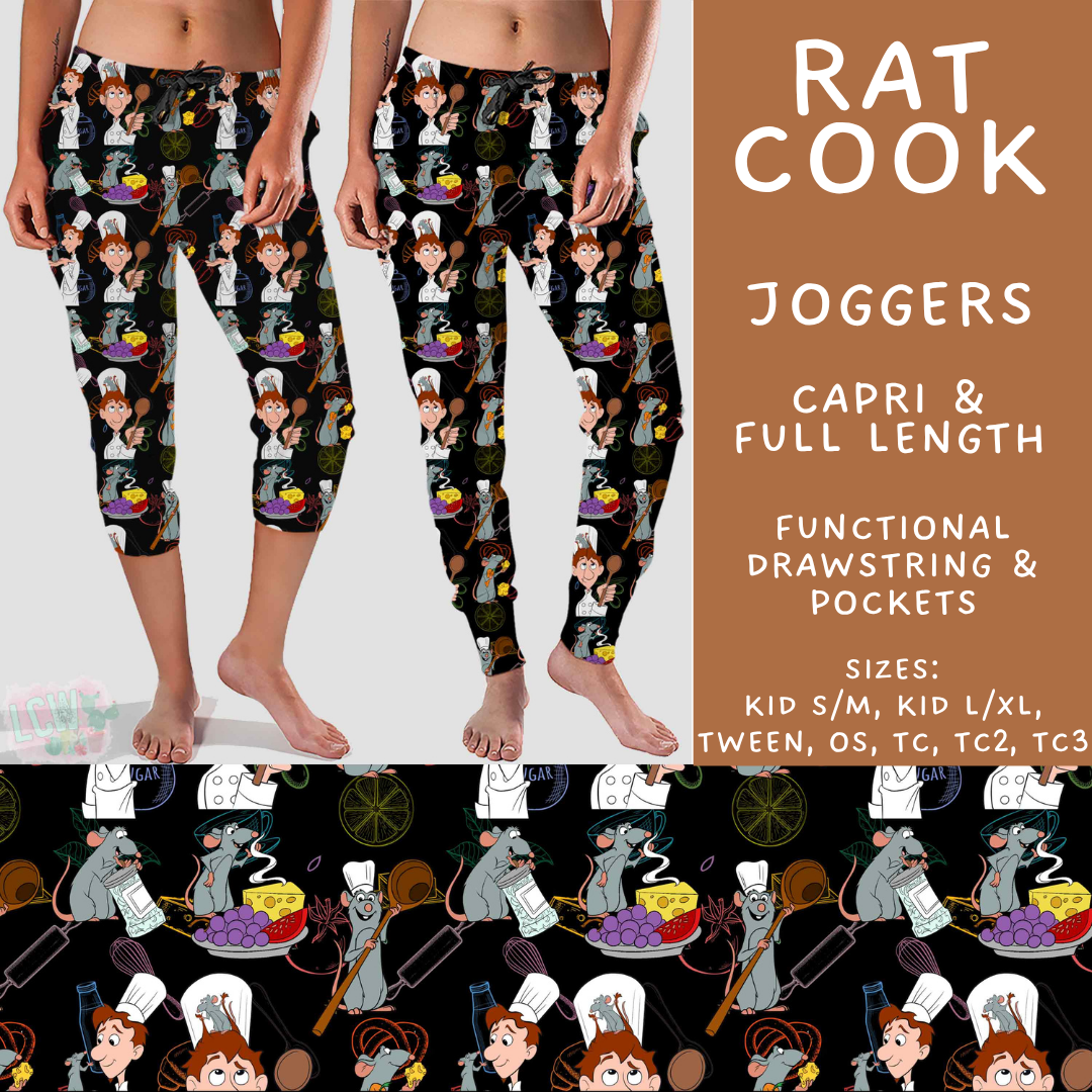 Batch #572 - Magical Faves 23 - Closes 8/19 - ETA mid October - Rat Cook Full and Capri Length Joggers