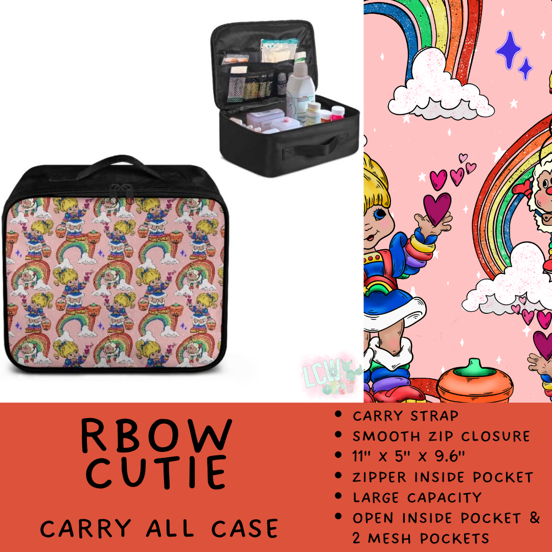 Batch #573 - Carry All Case - Closes 8/21 - ETA late October - RBow Cutie Carry All Case