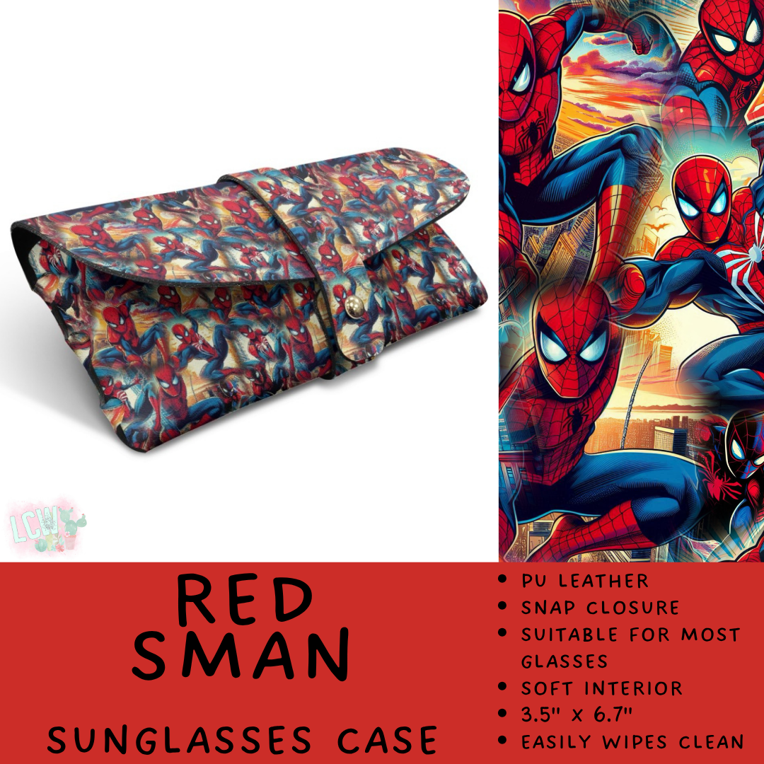 Batch #609 - Travel Collection 2 - Closes 11/6 - ETA early Jan - Red SMan Sunglasses Case