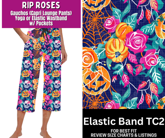 RIP Roses Capri Gauchos