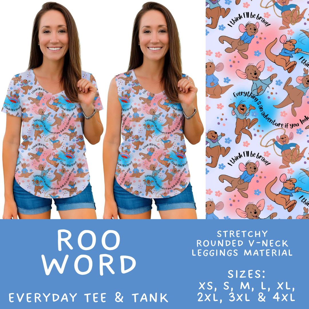 Batch #608 - Magic in Words - Closes 11/4 - ETA early Jan - Roo Word Everyday Tank & Tee