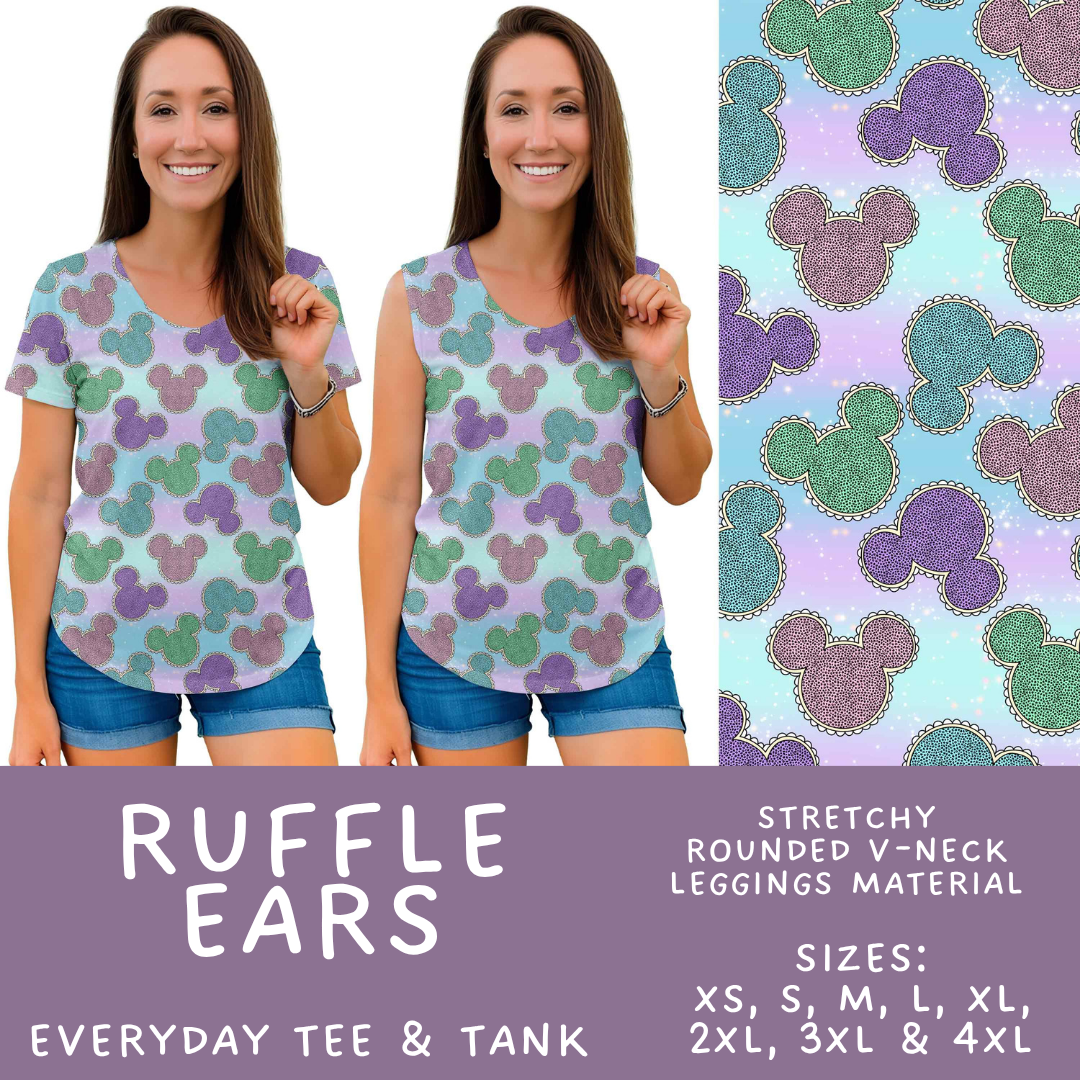 Batch #594 - Magical Faves 25 - Closes 10/5 - ETA early Dec - Ruffle Ears Everyday Tank & Tee