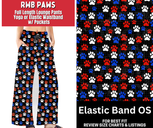 RWB Paws Full Length Lounge Pants